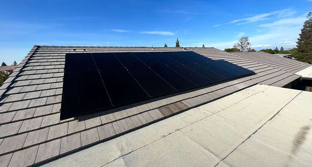 Finished Solar Power Installation